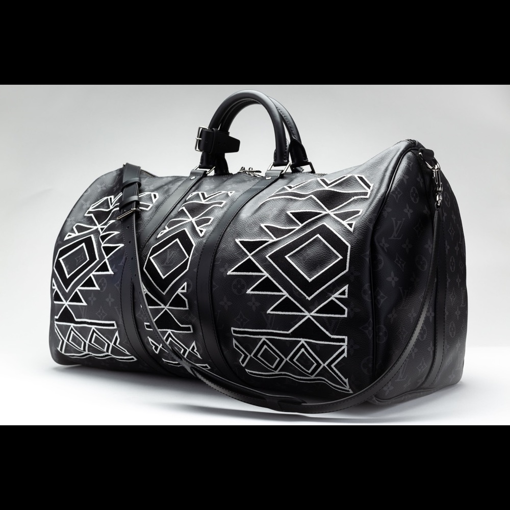 Louis Vuitton keepall 55 monogram eclipse